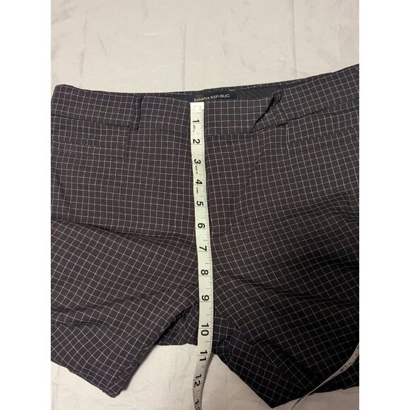 Banana Republic Women’s Sloan Crop Checkered Windowpane Pants Size 4 - Picture 12 of 16